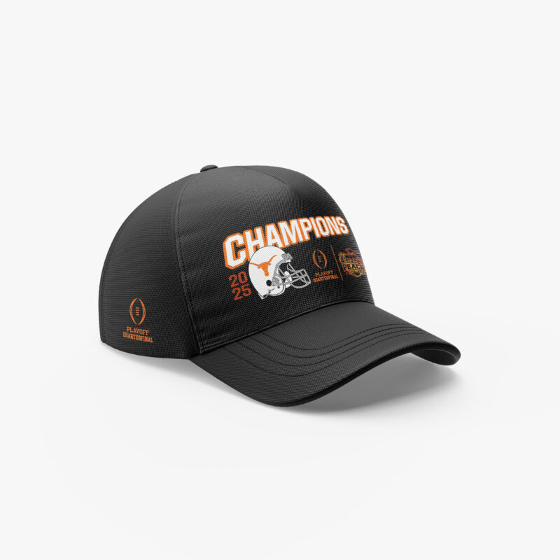 Texas Longhorns Football x 2025 Chick fil A Peach Bowl Premium Limited New Heavy Hoodie - Image 5