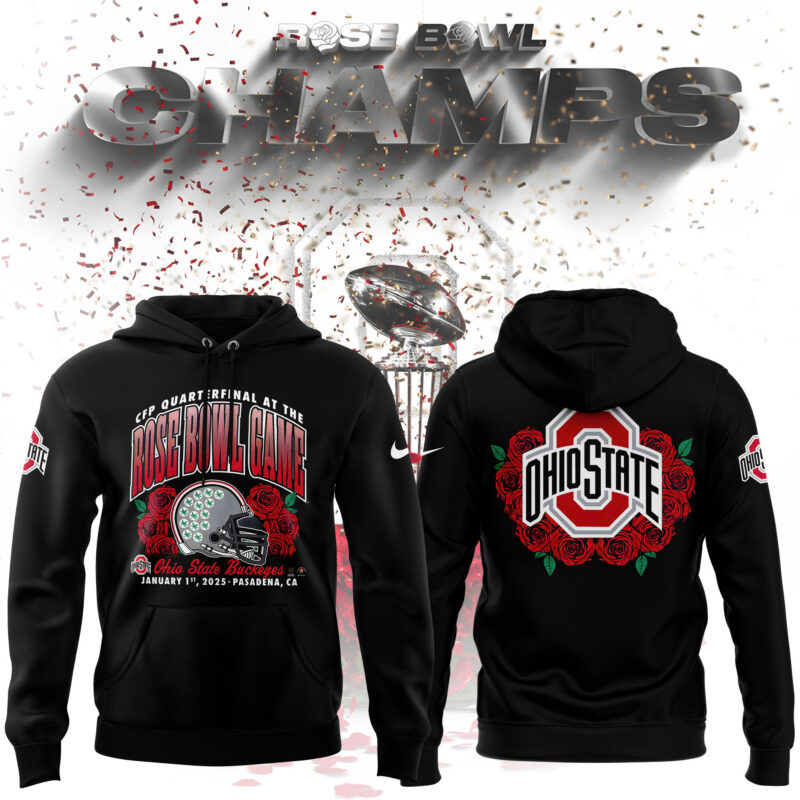 Limited Edition Ohio State Buckeyes Rose Bowl Game Hoodie