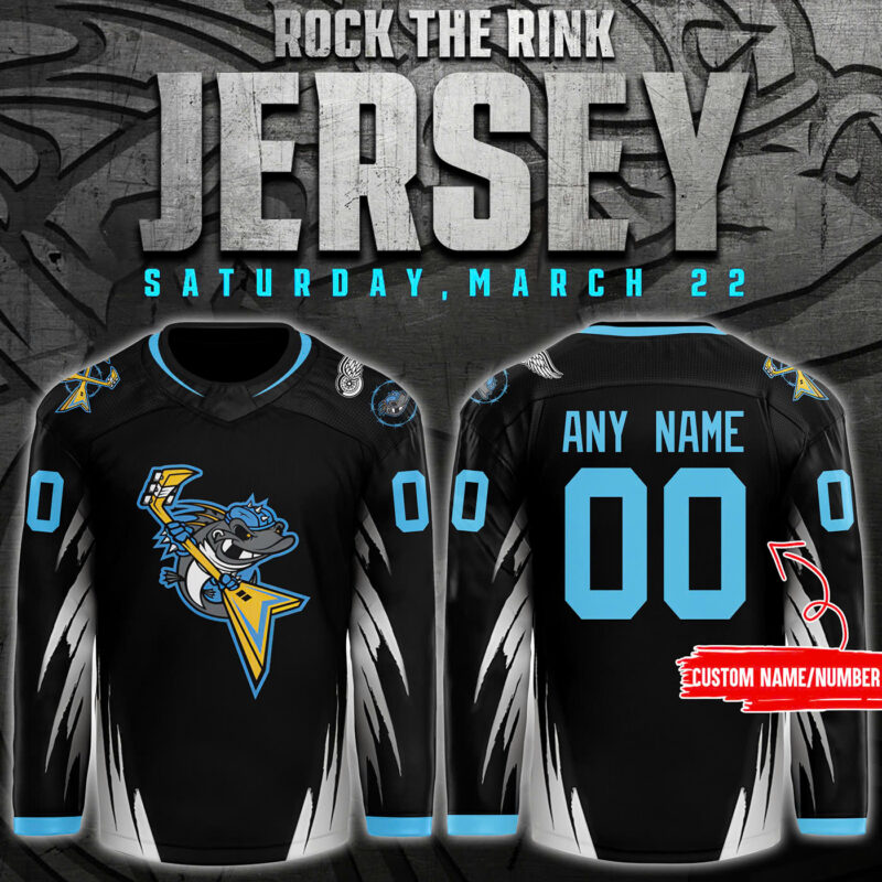 Toledo Walleye x 2025 Rock The Rink Night Limited Edition Personalized Jersey