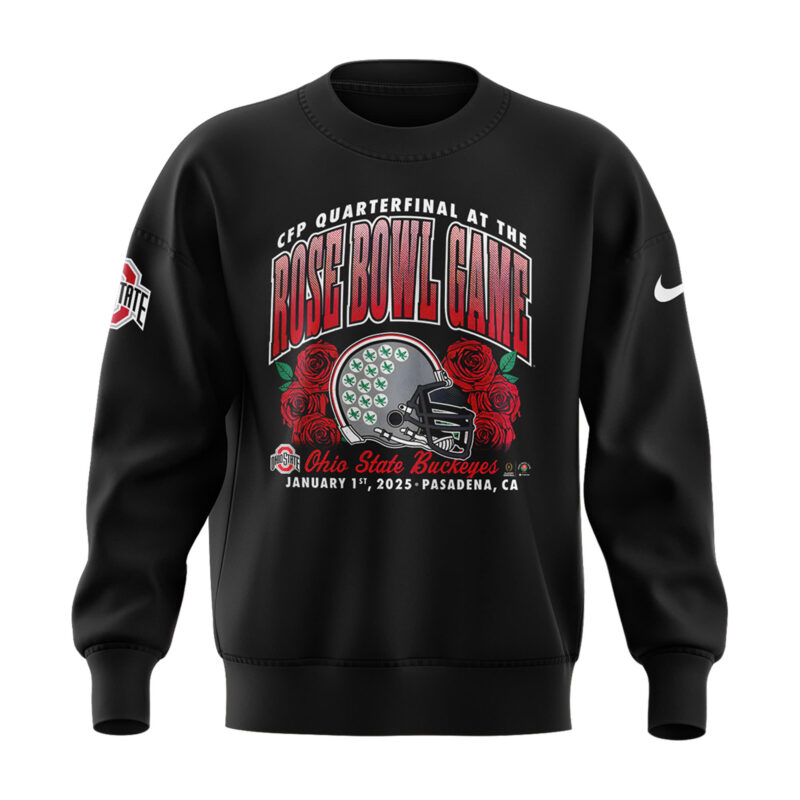 Limited Edition Ohio State Buckeyes Rose Bowl Game Sweatshirt - Image 2