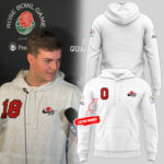 Men's Ohio State Buckeyes x 2024 Rose Bowl Champions Premium Limited Pullover Hoodie