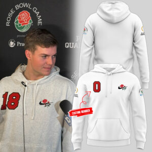 Men's Ohio State Buckeyes x 2024 Rose Bowl Champions Premium Limited Pullover Hoodie