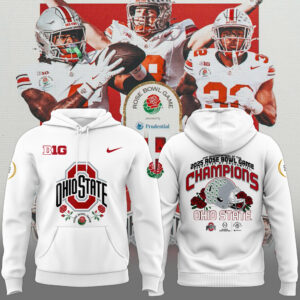 Limited_Ohio State Buckeyes College Football Playoff 2025 Rose Bowl Champions Hoodie