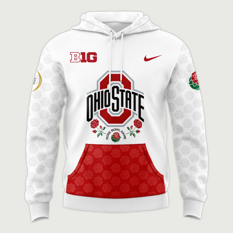 Limited_Ohio State Buckeyes College Football Playoff 2025 Rose Bowl Champions Hoodie - Image 2