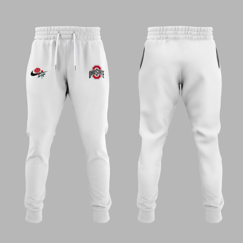 Ohio State Buckeyes x 2024 Rose Bowl Champions Premium Limited Personalized Pullover Zip Hoodie - Image 2