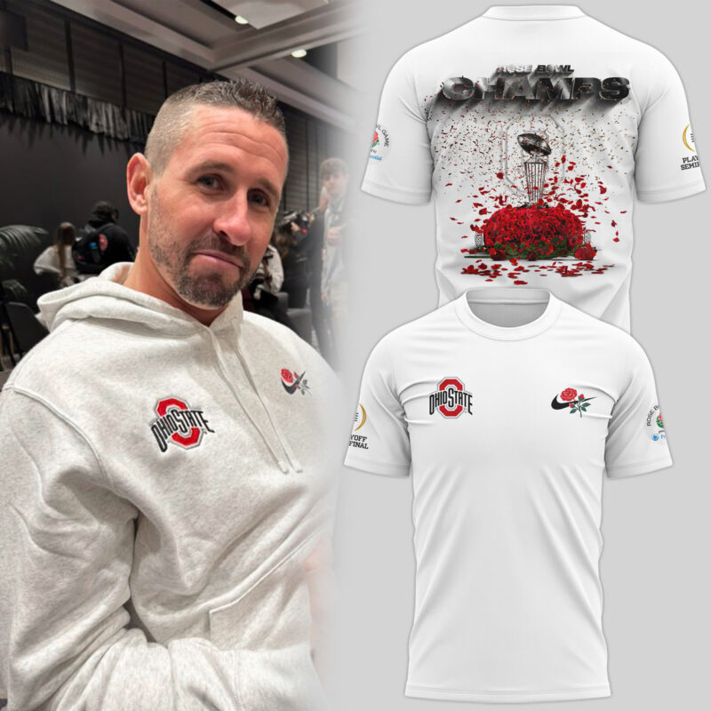 Ohio State Buckeyes x 2024 Rose Bowl Champions Premium Limited Tee