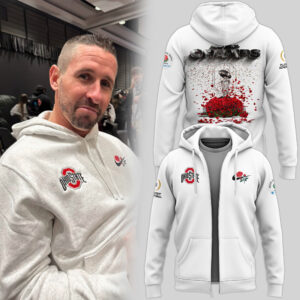 Ohio State Buckeyes x 2024 Rose Bowl Champions Premium Limited Pullover Zip Hoodie