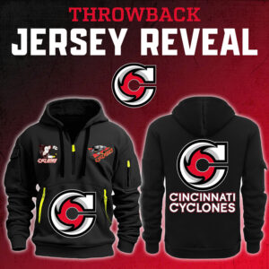 Cincinnati Cyclones x Throwback Night 2024 Limited Edition New Heavy Hoodie