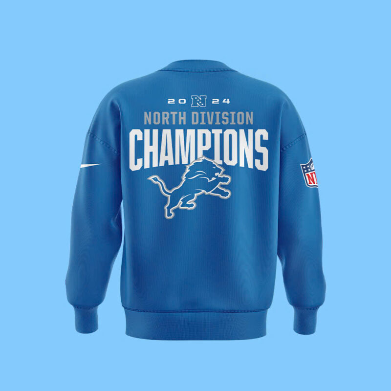 Special New Detroit Lions NFC North Champions Sweat - Image 3