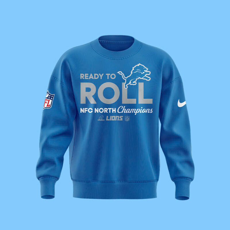Special New Detroit Lions NFC North Champions Sweat - Image 2