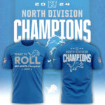 Special New Detroit Lions NFC North Champions Tshirt