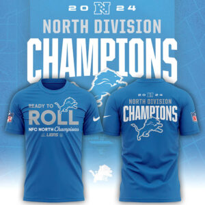 Special New Detroit Lions NFC North Champions Tshirt
