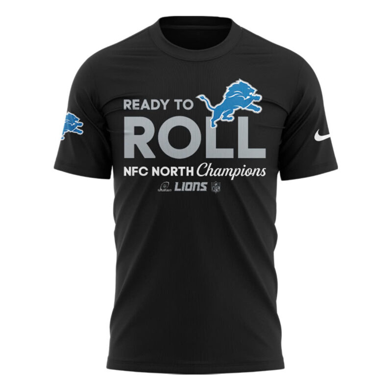 Tshirt Detroit Lions NFC North Champions  2025 - Image 2