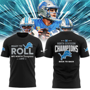 Tshirt Detroit Lions NFC North Champions  2025