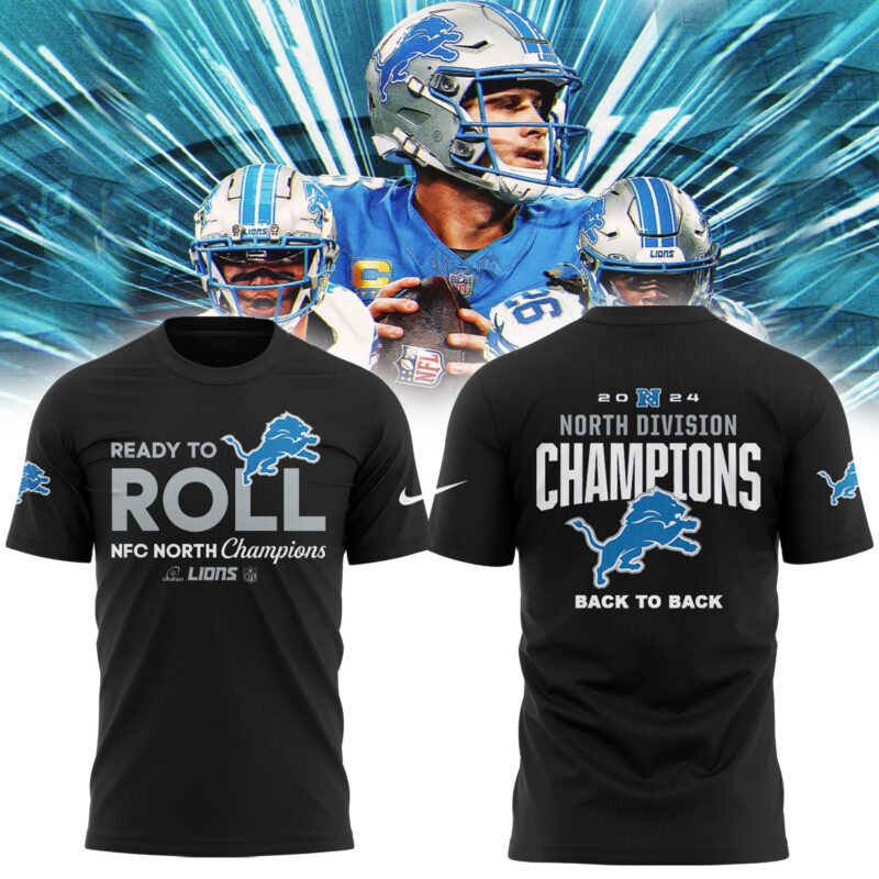 Tshirt Detroit Lions NFC North Champions  2025
