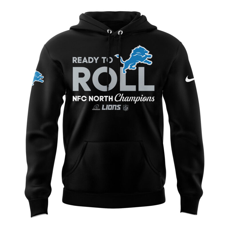 Limited Edition Hoodie Detroit Lions NFC North Champions  2025 - Image 2