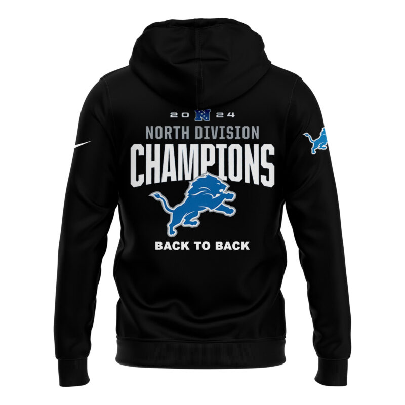 Limited Edition Hoodie Detroit Lions NFC North Champions  2025 - Image 3