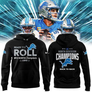 Limited Edition Hoodie Detroit Lions NFC North Champions  2025