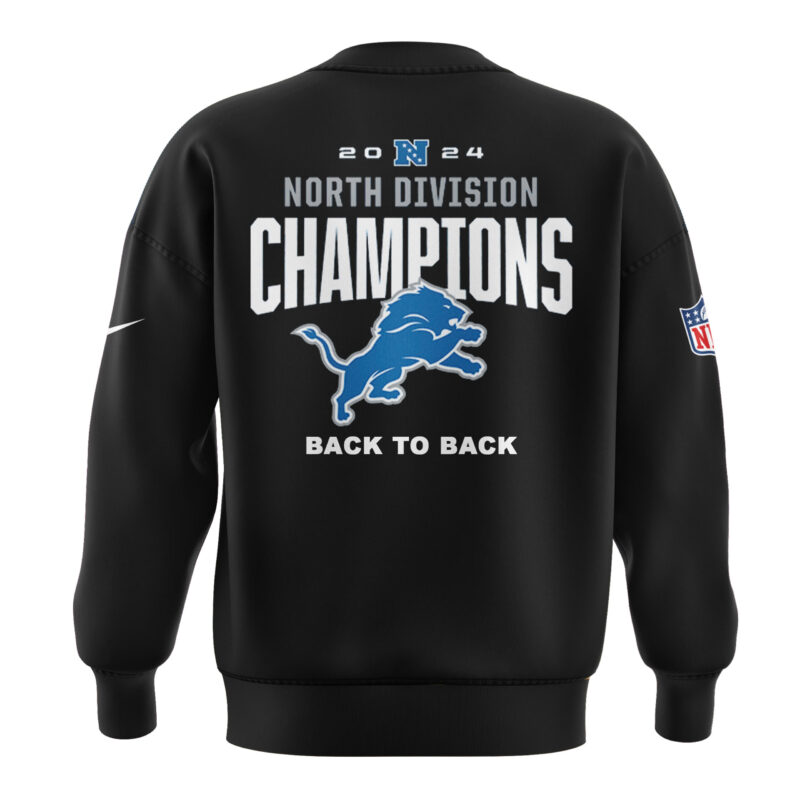 Special Detroit Lions NFC North Champions  2025 Sweatshirt - Image 3