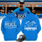 Women’s Nike Detroit Lions 2024 NFC North Division Champions Locker Room Trophy Collection Hoodie