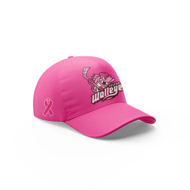 Toledo Walleye x 2025 Pink in the Rink Limited Edition Pullover Wind Jacket - Image 5