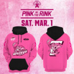 Women’s Toledo Walleye x 2025 Pink in the Rink Limited Edition Pullover Hoodie