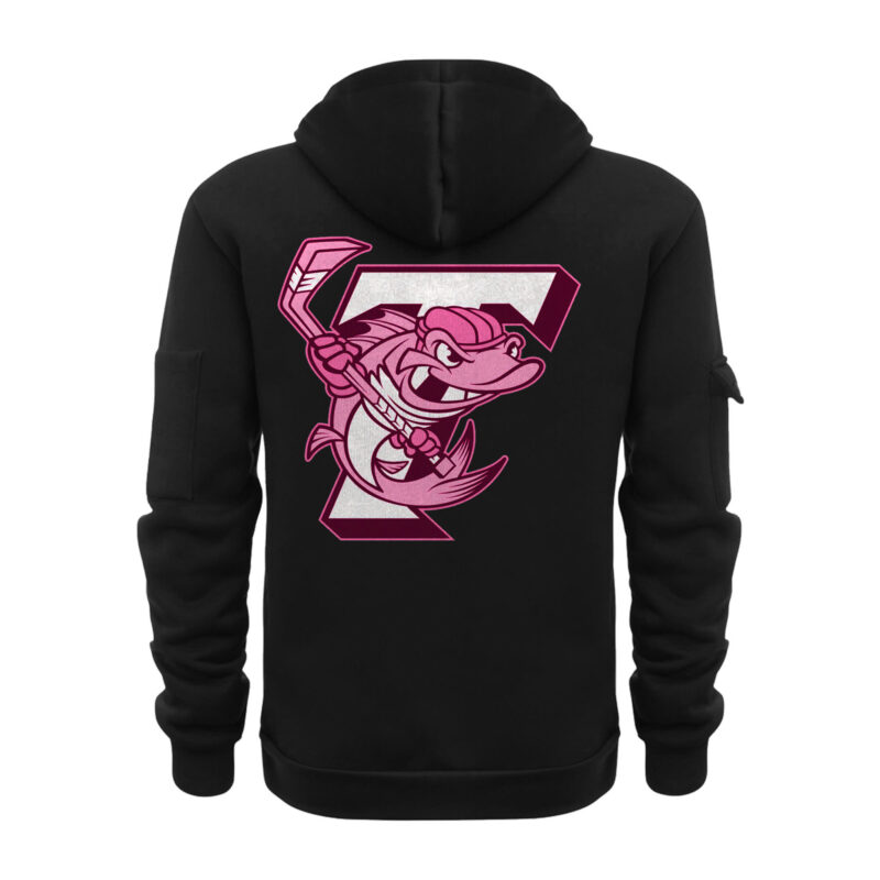 Toledo Walleye x 2025 Pink in the Rink Limited Edition Heavy Hoodie - Image 3