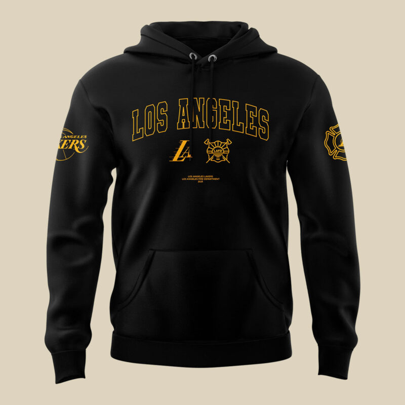 LAFD x Los Angeles Lakers Hoodie - Image 2