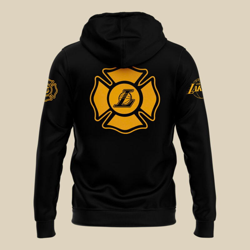 LAFD x Los Angeles Lakers Hoodie - Image 3