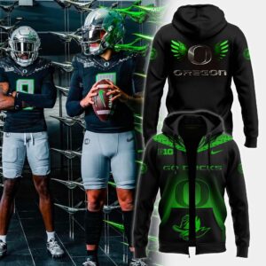 Oregon Football Game 12 Premium Limited Pullover Zip Hoodie