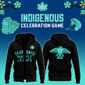 Toronto Maple Leafs 2024 Indigenous Heritage Night Premium Limited Pullover Zip Hoodie