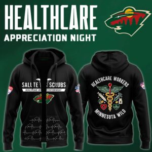 Minnesota Wild x 2025 Healthcare Appreciation Night Premium Limited Pullover Zip Hoodie