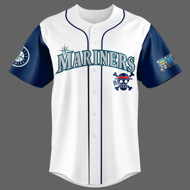 Special New Seattle Mariners x One Piece Jersey 2025 - Image 2