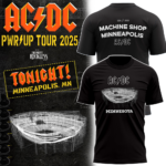Minnesota Vikings x 2025 AC/DC Power Up Tour Limited Tee