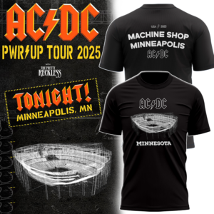Minnesota Vikings x 2025 AC/DC Power Up Tour Limited Tee
