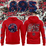 New Alexander Ovechkin Washington Capitals NHL All-Time Leading Goal Scorer Cross Sticks Hoodie Red 2025.