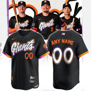 Men's San Francisco Giants Nike Anthracite 2025 City Connect Limited Jersey