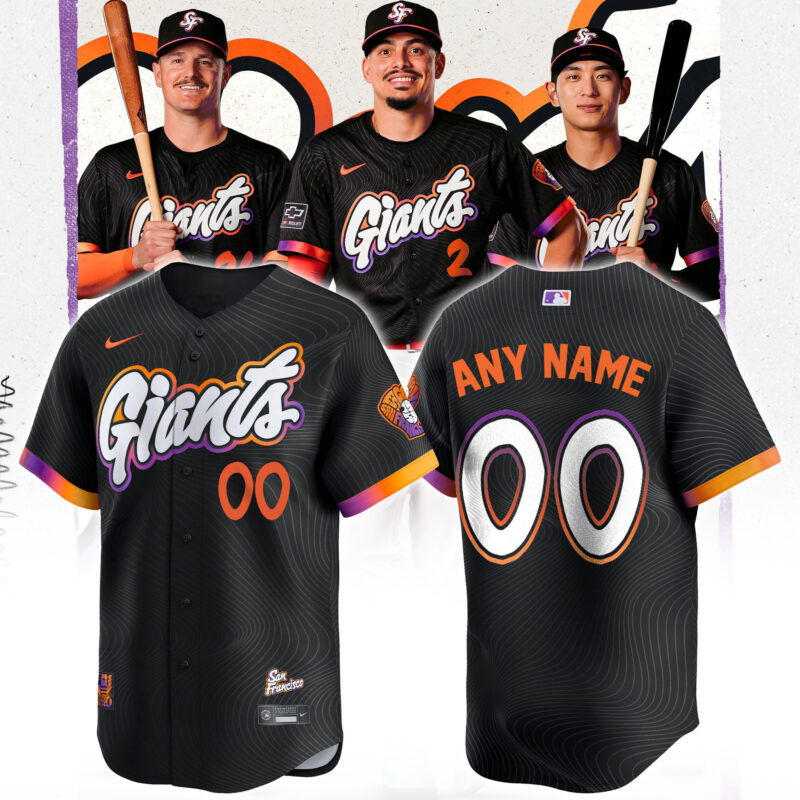 Men's San Francisco Giants Nike Anthracite 2025 City Connect Limited Jersey