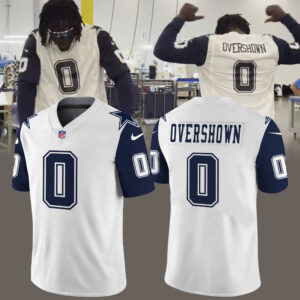 Dallas Cowboys  Nike Alternate Custom Game Jersey DeMarvion Overshown Limited Edition.
