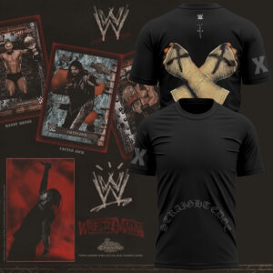 CACTUS JACK X WWE TEE MATTE BLACK LIMITED EDITION