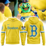 Boston Red Sox Nike Hoodie Yellow 2025