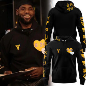 Kobe Bryant Gigi Lakers Hoodie 8 24 x 2 Sloan & Bennett Tribute Mamba