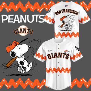 San Francisco Giants Nike PEANUTS Night Hoodie Limited Edition
