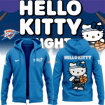 Limited Edition Oklahoma City Thunder x Hello Kitty Zip Hoodie 2024