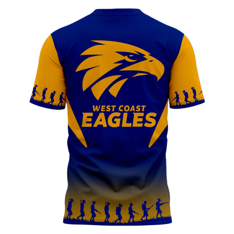 West Coast Eagles ANZACs Special Edition Tee 2025 - Image 3