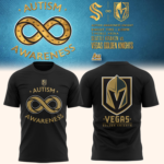 Special New Autism Awareness Knight Black Tshirt 2025