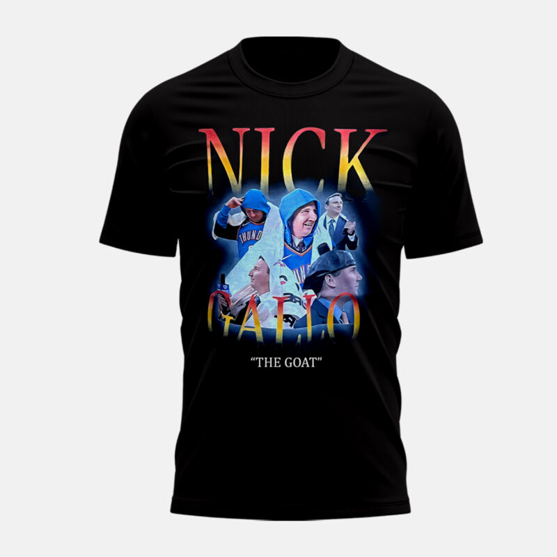 Limited Edition Nick Galio The Goat Tshirt 2025 - Image 2
