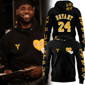 Kobe Bryant Gigi Lakers Hoodie 8 24 x 2 Sloan & Bennett Tribute Mamba I