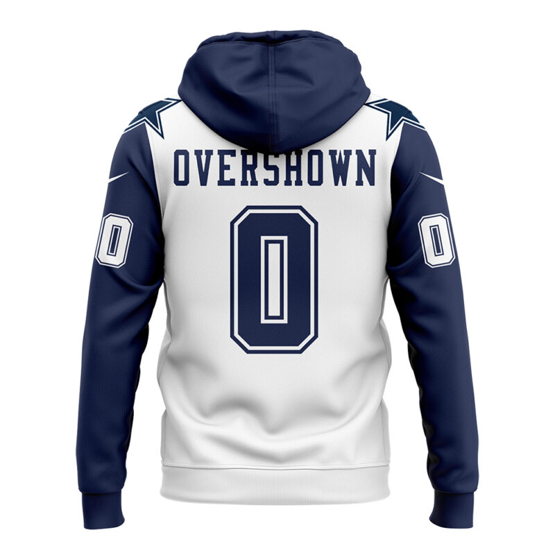 Dallas Cowboys  Nike Alternate Custom Game Zip Hoodie DeMarvion Overshown Limited Edition. - Image 3