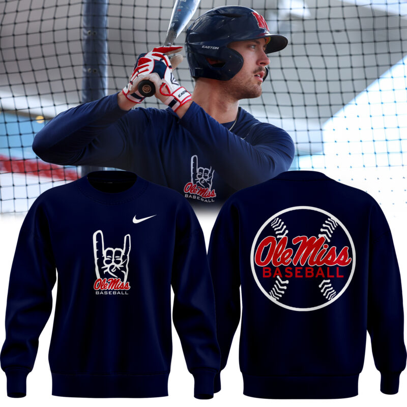 Limited Edition OLE MISS Baseball Sweatshirt 2025